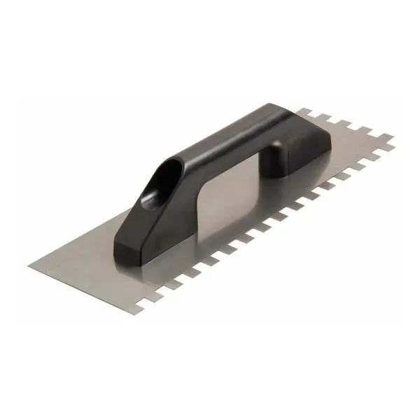 Desempenadeira Aço 38 Cm Dentada 12 X 12 Mm Com Cabo Plástico Cortag