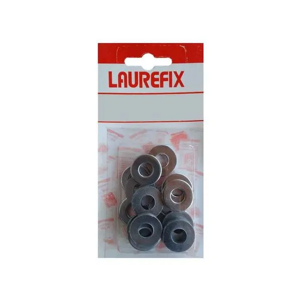 Arruela lisa zincada 3/16" 20 unidades Laurefix