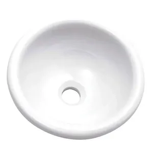 Cuba de Sobrepor Redonda Icasa Il6200 32cm em Cerâmica Branca Cuba De Sobrepor Redonda 32cm Il6200 Branco Icasa