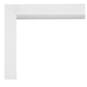Guarnição para Porta de Alumínio Branco 216x88 cm Alumifort Sasazaki Guarnição Porta Alumínio Branco 216x88 Alumifort Sasazaki