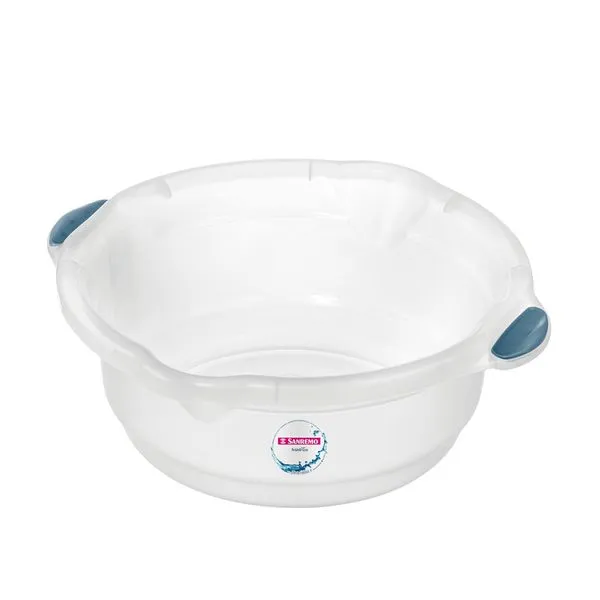 Bacia Plástico Sanremo Transparente 14 L