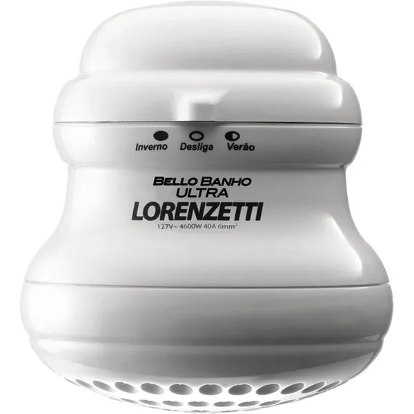 Ducha 3 Temperaturas Lorenzetti Bello Banho Ultra com Cano 127V