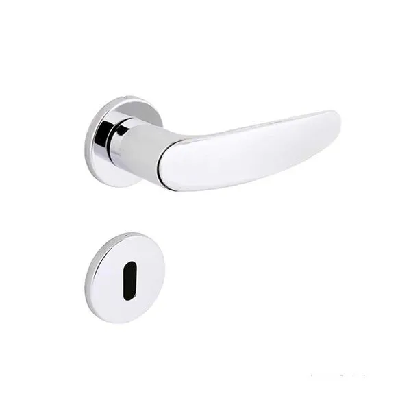 Fechadura Interna Polo Roseta Redonda 55mm Cromada Arouca Fechadura interna em aço inox e zamac Verona Polo Z 19,5x7,99cm cromada Arouca