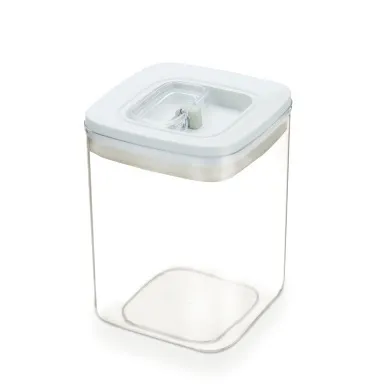 Pote Hermético Quadrado Grande 1,7L Branco Arthi