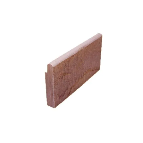 Pedra Mineira Quartzito borda boleada 23,3x47cm peça Sávio Pedras