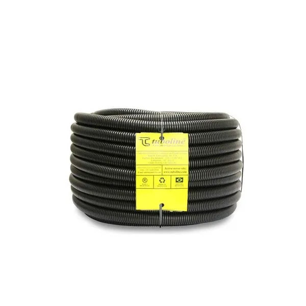 Conduíte corrugado Extra 3/4" 25 metros preto Tuboline