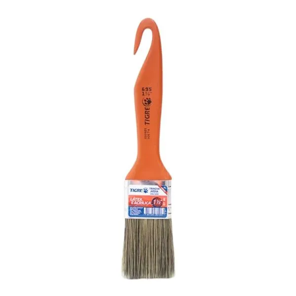 Trincha Média para Parede 695 Tigre Trincha Média para Parede 1 1/2" 695 Tigre