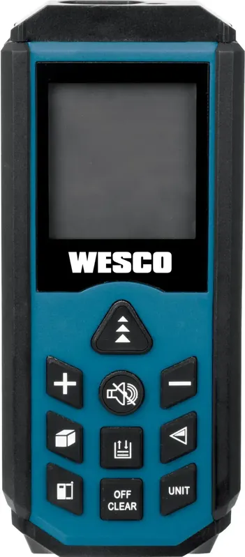 Trena a Laser 40m Wesco com 2 Pilhas AAA Trena A Laser 40m 2 Pilhas Aaa Wesco