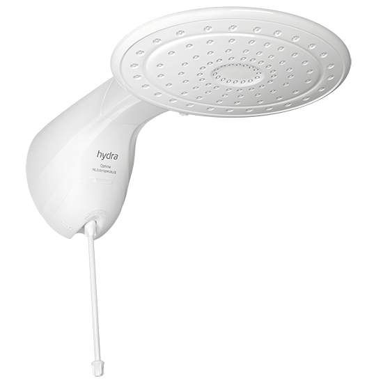 Chuveiro Eletrônico Hydra Optima 220V 7700W sem Turbo Branco