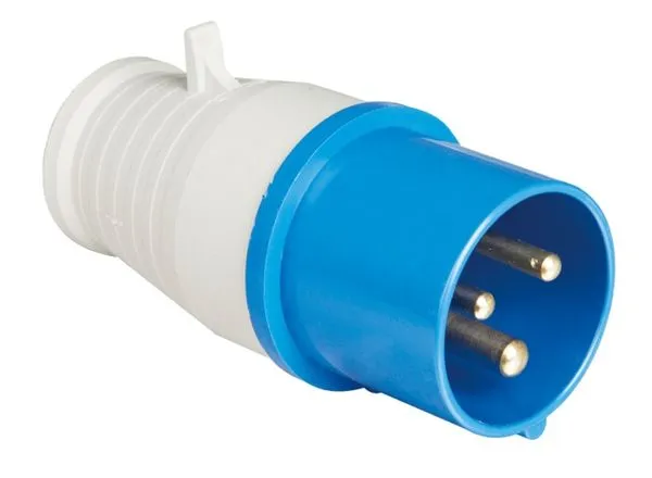 Plug industrial 3 polos 32A 9H 440V Azul 32P3H9E53 Weg