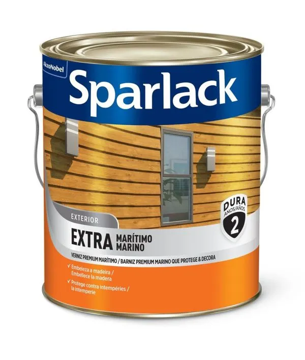 Verniz Sparlack Extra Marítimo Natural Acetinado 900ml