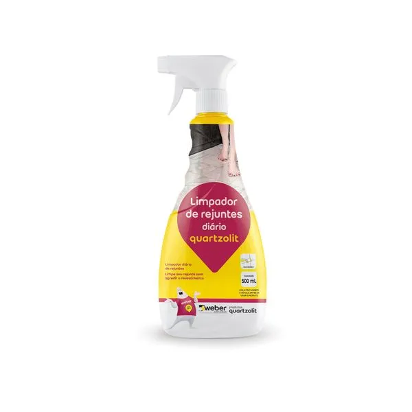 Limpador de rejuntes Quartzolit 500ml uso diário