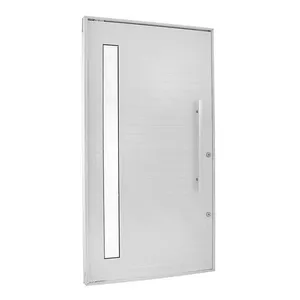 Porta Lambril Pivotante Com Puxador E Visor Vidro Mini Boreal Esquerda 220x120 Branco Topsul Esquadrisul