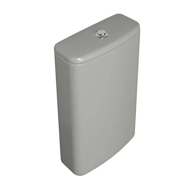 Caixa Acoplada para Dual Flush Ravena Flex Kids Cinza Deca