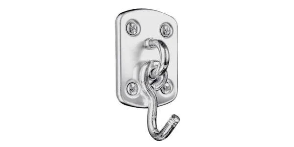 Armador Parafusado Inox Polido Cartela com 1 Unidades Silvana