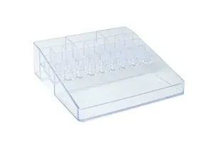 Organizador de cosmeticos plus com 31 divisorias cristal PROTÊA