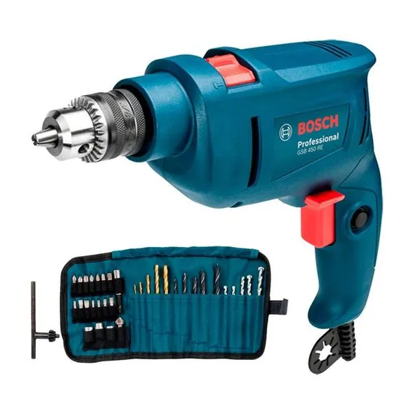 Kit Furadeira de Impacto 450W 220V Bosch