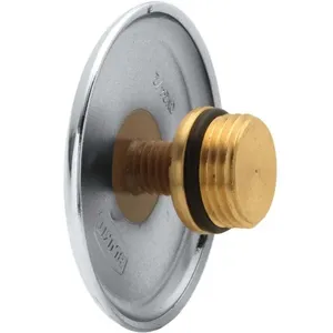 Plug Latão 1/2 Com Canopla 171101 Blukit
