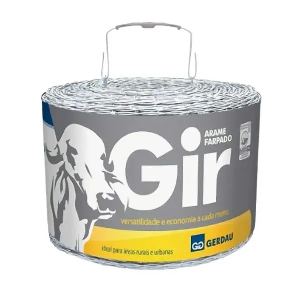 Arame Farpado 250m Gir Emprafe Arame Farpado 1,6mm 250m Gir Emprafe