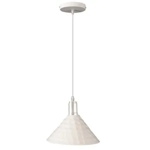 Pendente Aquarela Hat Branco LLumm Bronzearte