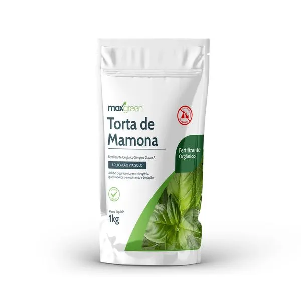 Fertilizante Torta Mamona 1Kg Maxgreen
