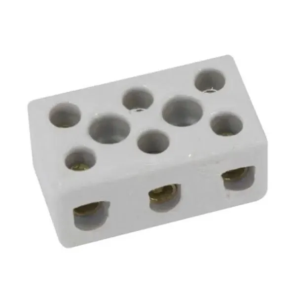 Conector Porcelana Tripolar 10Mm Ct01Pc Bricopack