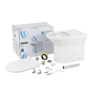 Kit Vaso Sanitário Convencional Lift Branco Docol