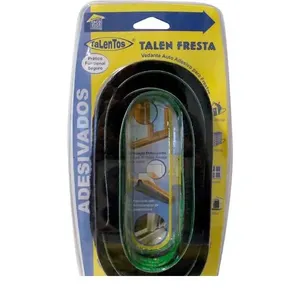 Veda Fresta Auto Adesivo 7x8mm Preto Talentos
