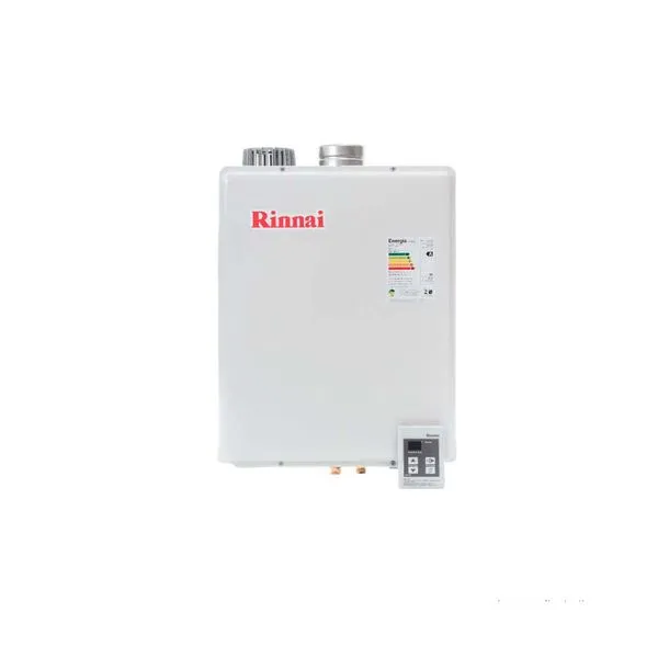 Aquecedor de água a gás eletrônico GN 43L/min 220V E42FEA branco Rinnai