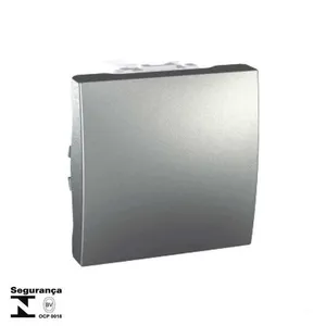 Módulo para interruptor bipolar paralelo Única Prime 2 módulos 10A 250V alumínio Schneider