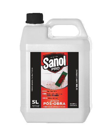 Limpador Pós-Obra 5 Litros Sanol Pro