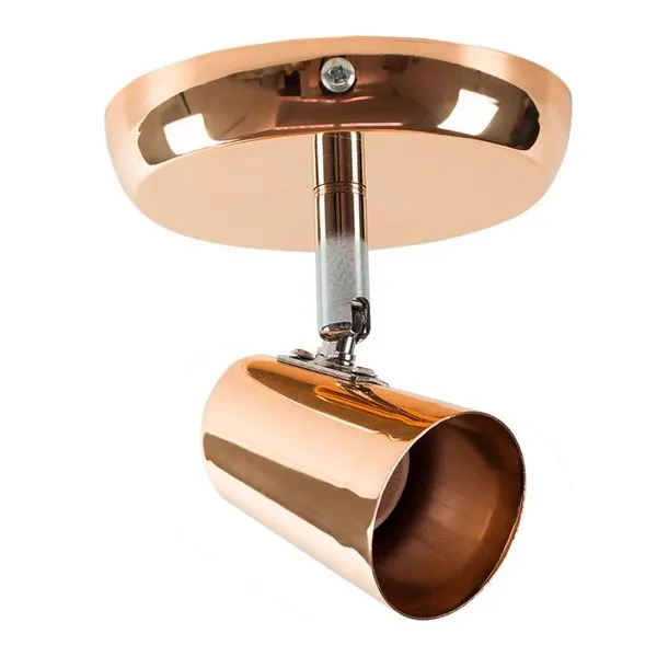 Spot De Sobrepor New Short 01 Luz Gu10 Cobre LLumm Bronzearte