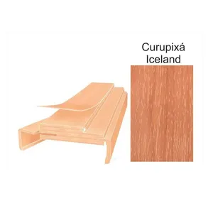 Batente para porta de madeira plywood 216x100x14cm iceland Randa