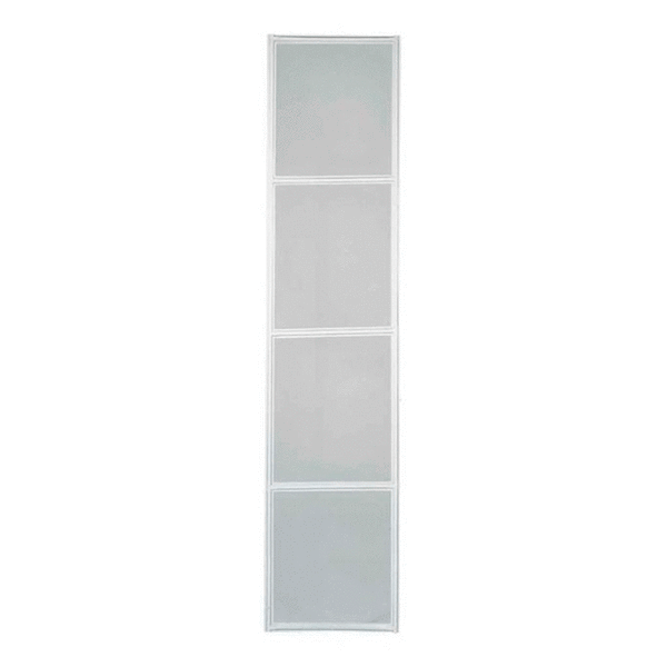 Tela Mosquiteira Porta Multiflex Aço Branco Esquerda 217x160x3,5 Prátika Sasazaki