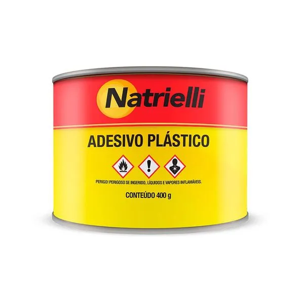 Adesivo Plástico Branco 400gr Natrielli