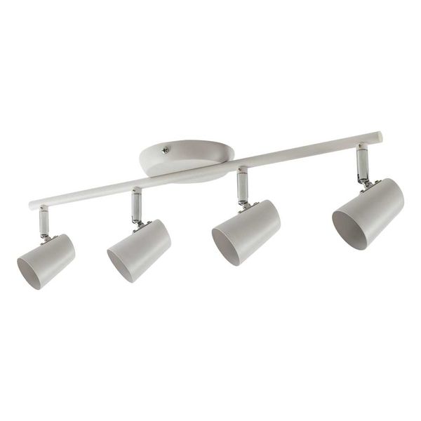 Arco Novo New Short Branco 4 Luzes Gu10 Bronzearte Llumm