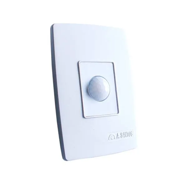 Sensor de Presença Embutir Linha Master Branco Asantos