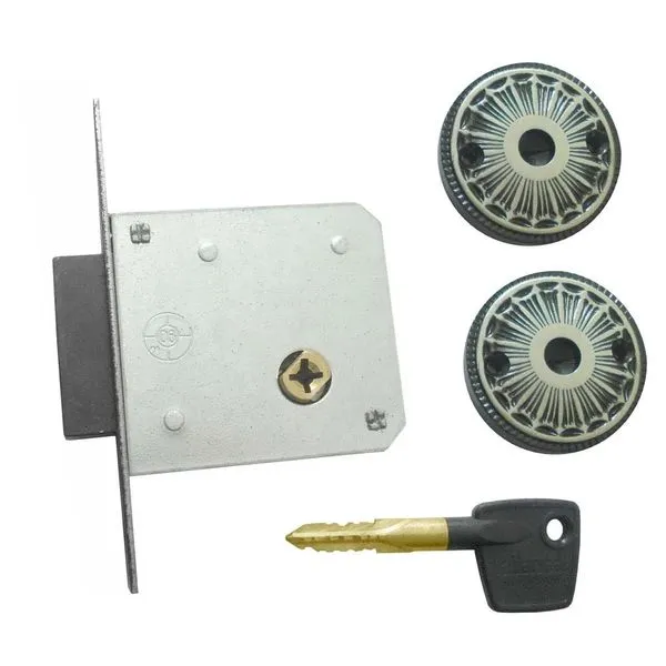 Trava de Segurança Dupla F2000 Aliança Bronze Latonado Trava de Segurança Dupla F2000 Zlo/Ct 25533 Aliança