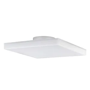 Luminária Sobrepor Frameles Quadrado 24W 4000K Preto Bivolt LLumm Bronzearte
