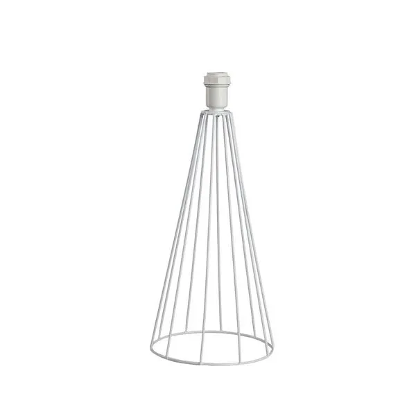 Base de ferro 40x18cm branca LS Ilumina
