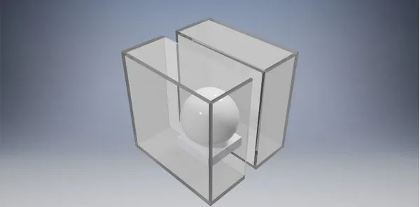 Luminária de Mesa 200X200X200MM Fumê Ohma Design Dramalux