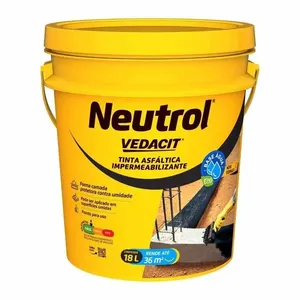 Pintura Asfáltica Impermeabilizante Neutrol Acqua Vedacit Pintura Asfáltica Neutrol Acqua 18L