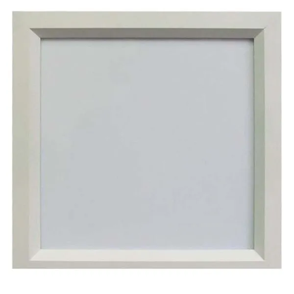 Luminária de embutir quadrada Sevilha para 1 lâmpada 14x14cm branca Tualux