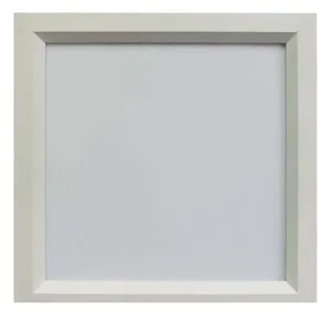 Luminária de embutir quadrada Sevilha para 1 lâmpada 14x14cm branca Tualux