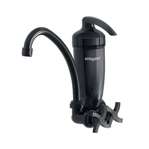 Torneira Parede Com Filtro New Abre Fácil Preto Acquabios