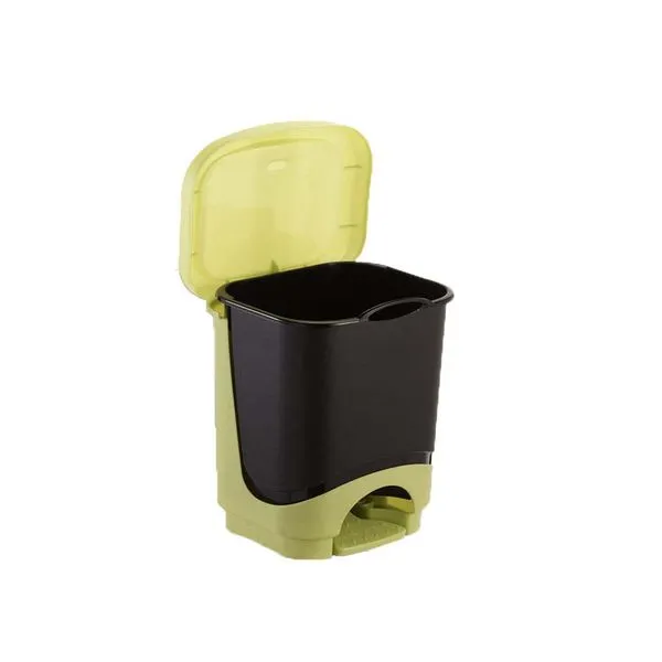 Lixeira de polipropileno 8 litros verde Bells