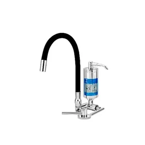 Torneira com Filtro Esteves de Bancada para Cozinha Bica Alta Articulada Preta Torneira com Filtro Esteves de Bancada para Cozinha Bica Alta Preta