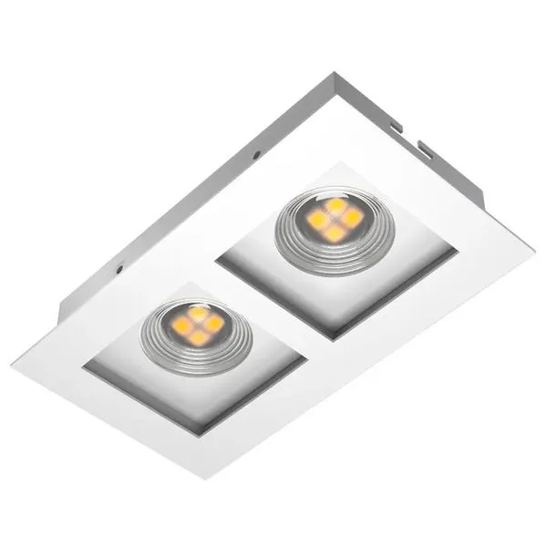 Spot de embutir par16 2 luzes gu10 bcm-bcm ORLUCE