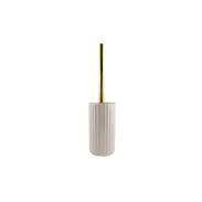 Suporte para escova sanitária Bege Groove Ou