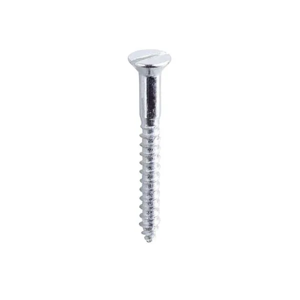 Parafuso madeira fenda simples cabeça chata 3,8x40mm 20 unidades Bemfixa